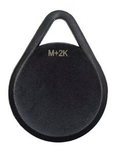 Dormakaba RFID Fob with Mifare Plus and 2K Memory (12640-P24-BK)
